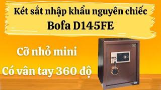 Két sắt nhập khẩu nguyên chiếc bofa D145FE mở bằng vân tay điện tử sang đẹp hiện đại | #Shorts