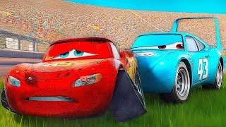 King Dinoco Helps The Lightning McQueen | Alternative Final Scene Pixar Cars