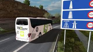 Euro Truck Simulator 2 Bus trip to Pau with SETRA 516 HD