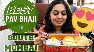 BEST PAV BHAJI IN MUMBAI - South Mumbai | Indian Street Food | Mumbai Food