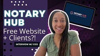 RON Platform Notary Hub Gives Online Notaries a Free Website & So Much More! (Interview with CEO)