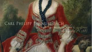 C. Ph. E. Bach - Trio for bass recorder, viola & continuo in F (Wq.163/1; H. 588)