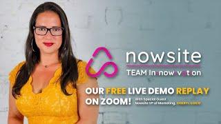 Nowsite | MyAI | EricAI | VP of Marketing, Cheryl Coco | Zoom Replay