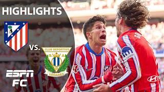  COMEBACK WIN  Atletico Madrid vs. Leganes | LALIGA Highlights | ESPN FC