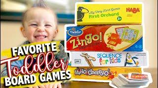 BEST BOARD GAMES for Toddlers | Educational Games for Kids | Family Games | The Carnahan Fam