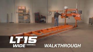 LT15WIDE Portable Sawmill Walkthrough | Wood-Mizer