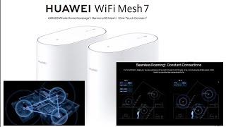 Huawei WIFI Mesh 7 AX6600 review. Get better wifi connection inside your home. not sponsored!