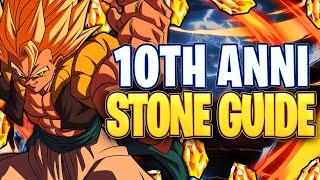 HOW TO FARM UP STONES FOR THE DOKKAN 10TH ANNIVERSARY FAST! | DBZ: Dokkan Battle