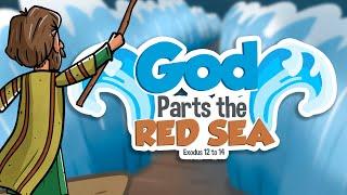 God parts the Red Sea | Moses and Israelites Crossing | Animated Bible Stories | My First Bible | 23