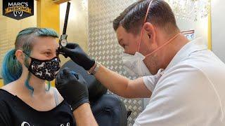 MEGA Selten! Vertikales Bridge Piercing - Die seltenste Bridge Piercing Variante  Marc's Piercing TV