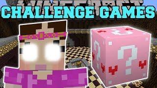 Minecraft: GIANT JEN CHALLENGE GAMES - Lucky Block Mod - Modded Mini-Game