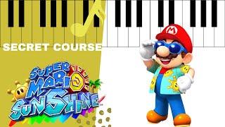 Secret Course - Super Mario Sunshine [Piano tutorial]