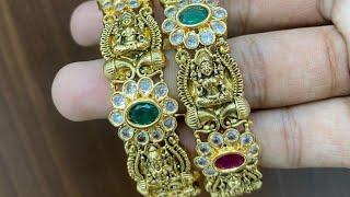 Premium quality bangles collection part 6  #trending , #gold , #stone , #uncut