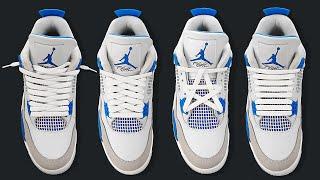 4 WAYS HOW TO LACE NIKE AIR JORDAN 4 | JORDAN 4's Lacing