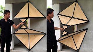 Video Tutorial To Detail Build Smart Folding Door Easy Step By Step Will Make You Satisfied