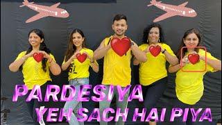 Pardesiya Yeh Sach Hai Piya - zumba workout By Suresh Fitness class NAVI Mumbai