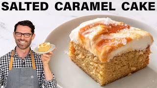 The BEST Salted Caramel Cake