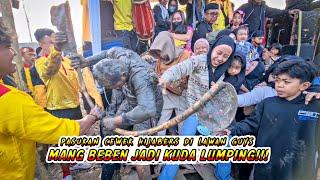 MANG BEBEN KETIKA JADI KUDA LUMPING!!! CEWEK HIJABERS DI LAWAN - Seni Benjang Mekar Budaya