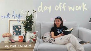 my reset routine as a burnout millennial ˖ ࣪⭑ mental health reset day at home