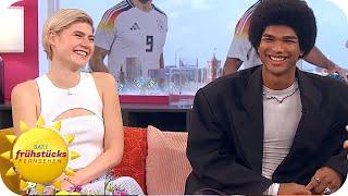 Doppelsieg bei "Germany’s Next Topmodel": Lea und Jermaine im Talk | SAT.1 Frühstücksfernsehen