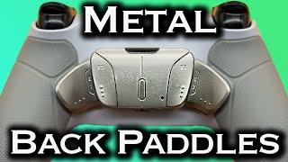4 METAL Back Paddles For PS5 Controller Remap Kit Tutorial