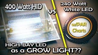 HID vs LED High-Bay...Can It Replace a 400Watt HID Grow Light??