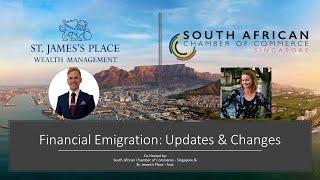 Financial Emigration: Updates & Changes (October 2020) - South African Chamber of Commerce Singapore