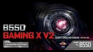 UNBOXING GIGABYTE B550 GAMING X V2 MOTHERBOARD