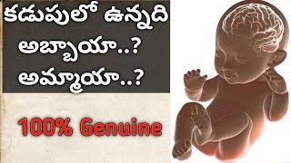 కడుపులో బిడ్డ ఆడనా..మగనా తెలుసుకోవచ్చా..? || baby gender prediction || Placenta Position