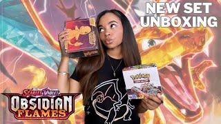 NEW Pokémon Obsidian Flames Booster Box Opening | Beccabaddest