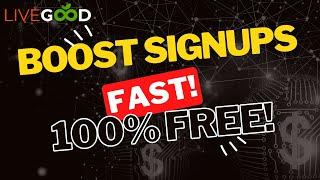 Get Signups Into LiveGood | Free Platforms I Use to Recruit for LiveGood