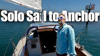 Solo Sail to Anchor - Single-Hand Sailing Practice