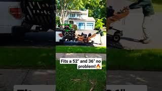 Best residential lawn mowing setup  #lawncare #lawnmowing #lawnservice #theramprack #f150 #scag