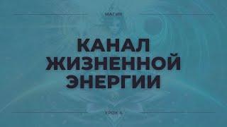 Курс: "Экстрасенсорика по чакрам". Урок 6. Канал жизненной энергии