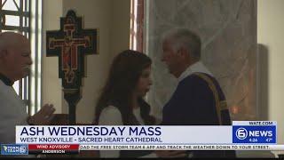 Ash Wednesday Mass in West Knoxville