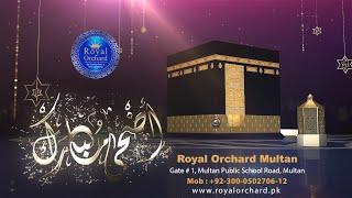 #Capitalsmartcity An animation slide for Eid Mubarak Royal Orchard Multan Pakistan