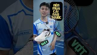 Nên mua vợt hay giày Cầu Lông trước?  p1 #caulong #xbsports #badminton #xuhuong #thichcaulong