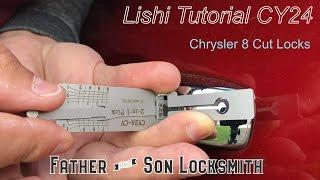 How To Use A Lishi 2 IN 1 Pick For Chrysler 8 Cut Locks