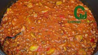 The BEST Nigerian Beans & Plantain Porridge | This Method NEVER Fails - Chinwe Uzoma Kitchen