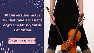 Study at these universities for free for a masters in music/ music education