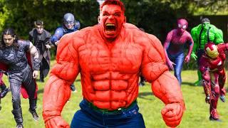 Red Hulk VS The Avengers!