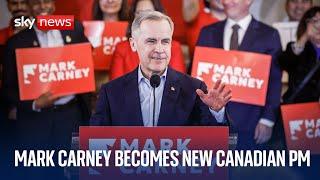 Mark Carney named the prime minister of Canada