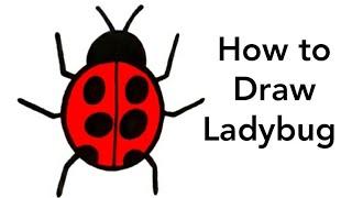 How to Draw Ladybug  Step by Step || Ladybug Drawing || Craftomania by shivi