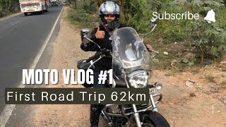 My first motovlog | Weekend trip | Trip to Diamond Harbour ​⁠@pujaonwheels #motovlog #motovlogger