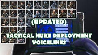 Call of Duty:Modern Warfare  - Tactical Nuke Deployment Voicelines (Updated)