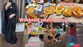 My Weekend routine in Saudi Arabia   || Namkeen Gosht recipe  || Main ny itni shopping q ki ?