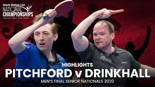 2020 Men's Singles Final Highlights - Liam Pitchford vs Paul Drinkhall