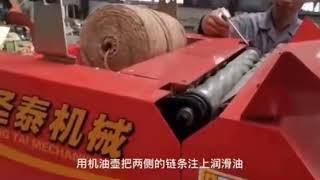 the installation video of silage baler