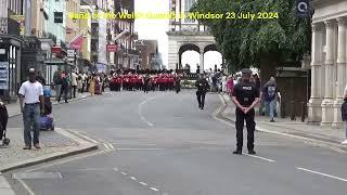 Band of the Welsh Guards in Windsor 23 July 2024