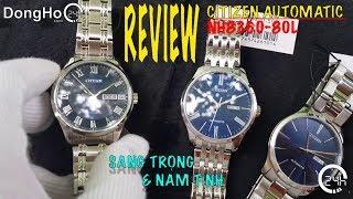 Review Đồng Hồ Chính Hãng Citizen Automatic NH8360-80L [dongho24h.com]